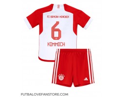Bayern Munich Joshua Kimmich #6 Domáci Detský futbalový dres 2023-24 Krátky Rukáv (+ trenírky)